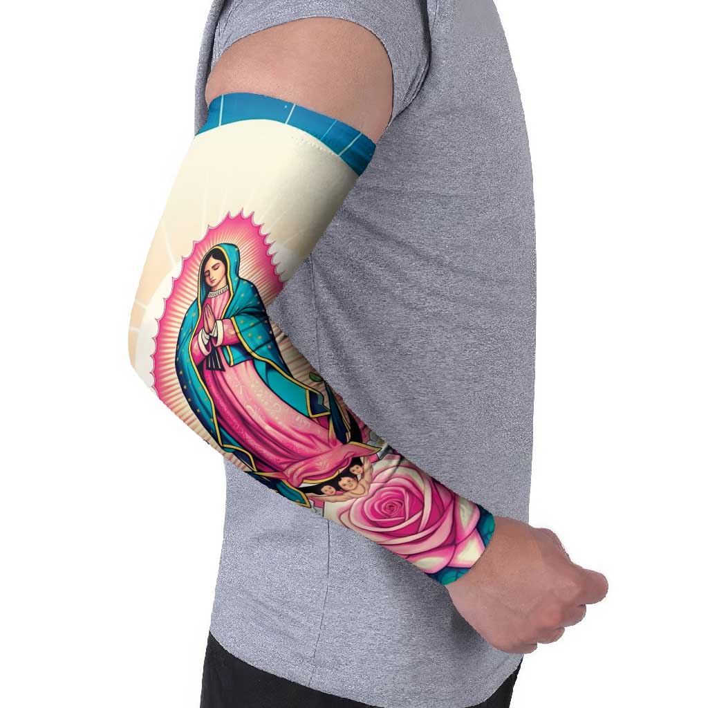 Our Lady of Guadalupe Arm Sleeves Virgin Mary of Mexico - Wonder Print Shop