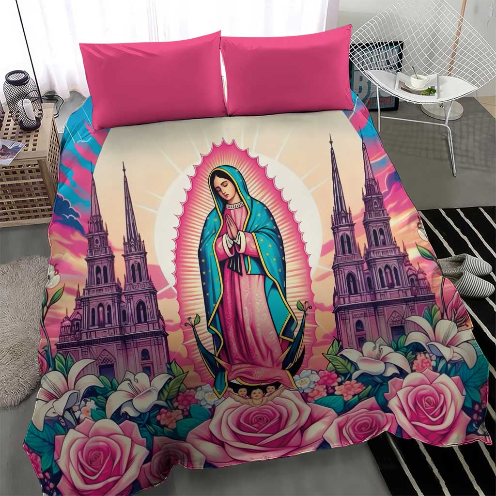 Our Lady of Guadalupe Bedding Set Virgin Mary of Mexico - Wonder Print Shop