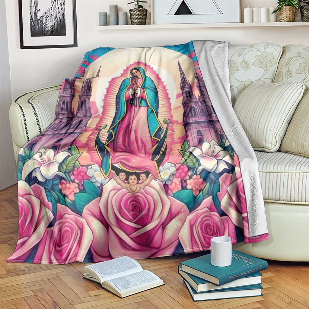 Our Lady of Guadalupe Blanket Virgin Mary of Mexico - Wonder Print Shop