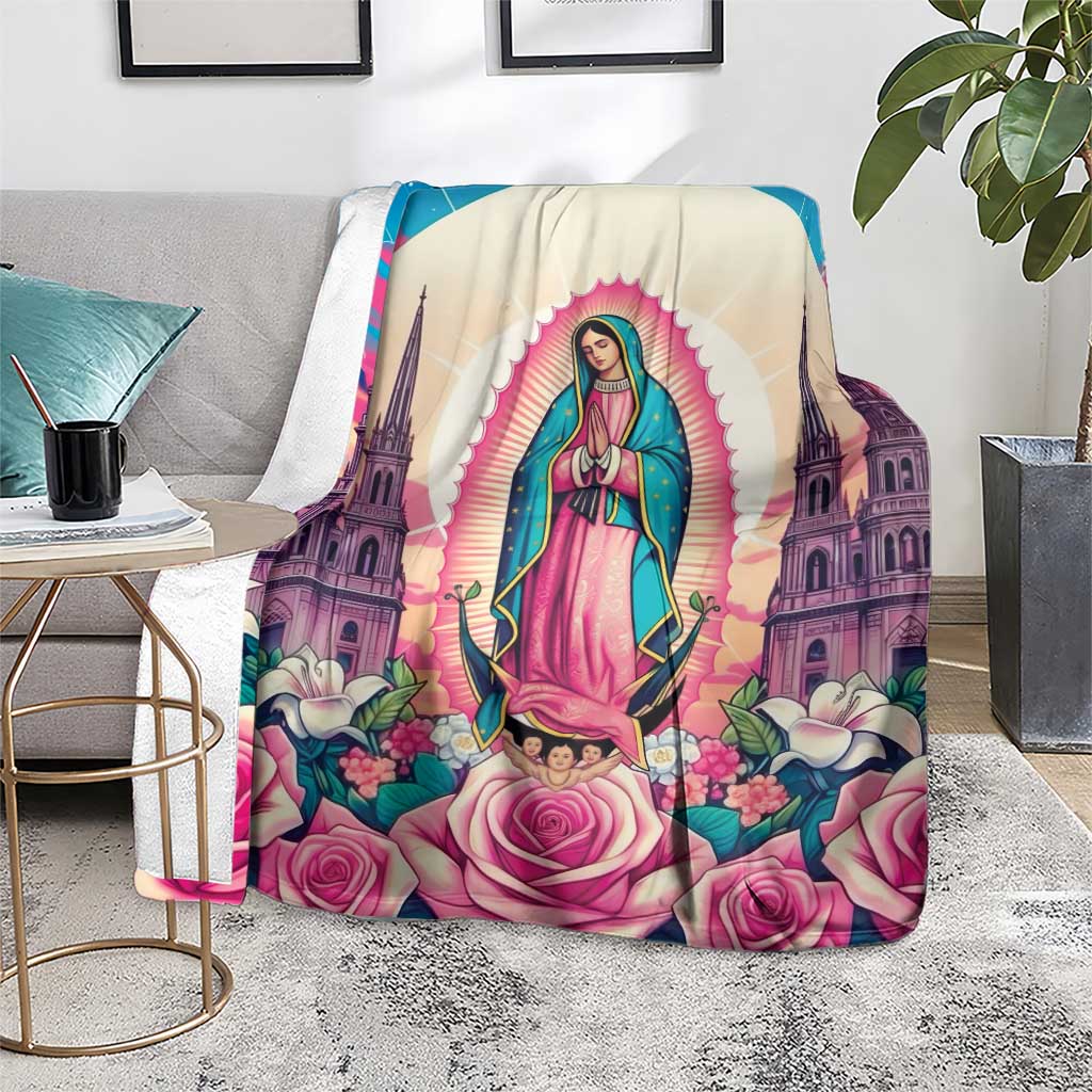 Our Lady of Guadalupe Blanket Virgin Mary of Mexico - Wonder Print Shop