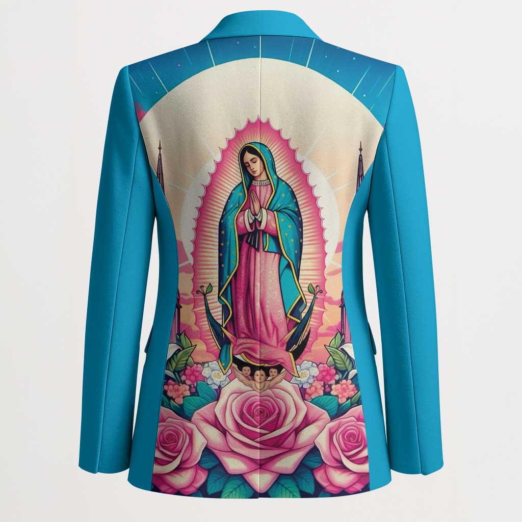 Our Lady of Guadalupe Blazer Virgin Mary of Mexico - Wonder Print Shop