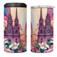Our Lady of Guadalupe 4 in 1 Can Cooler Tumbler Virgin Mary of Mexico - Wonder Print Shop