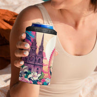 Our Lady of Guadalupe 4 in 1 Can Cooler Tumbler Virgin Mary of Mexico - Wonder Print Shop