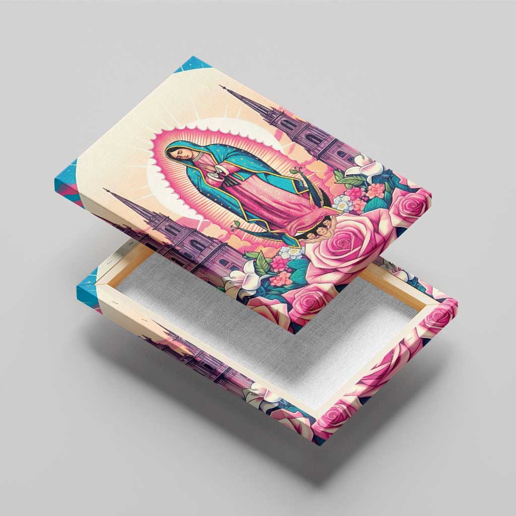 Our Lady of Guadalupe Canvas Wall Art Virgin Mary of Mexico - Wonder Print Shop