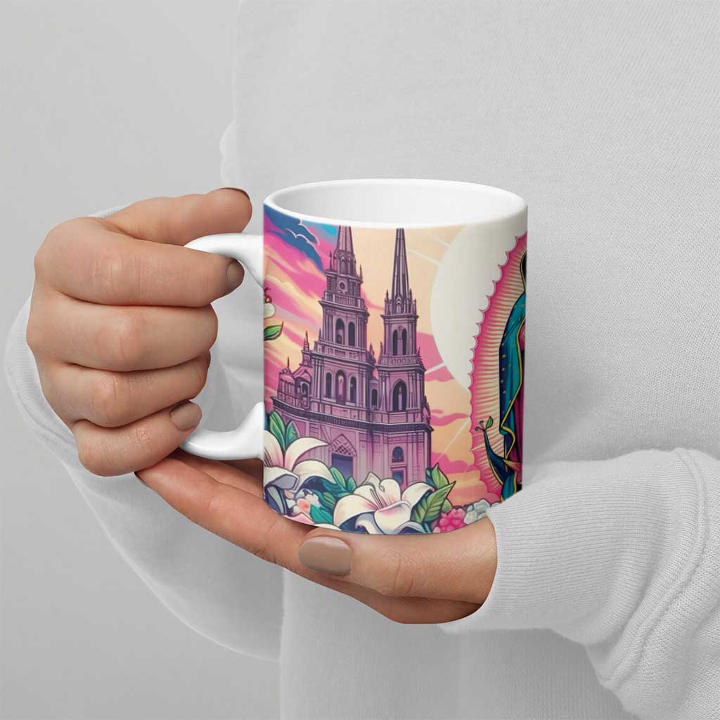 Our Lady of Guadalupe Ceramic Mug Virgin Mary of Mexico - Wonder Print Shop