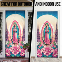Our Lady of Guadalupe Door Cover Virgin Mary of Mexico - Wonder Print Shop