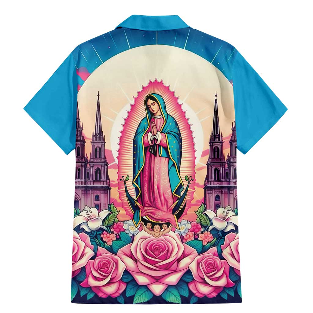 Our Lady of Guadalupe Family Matching Mermaid Dress and Hawaiian Shirt Virgin Mary of Mexico - Wonder Print Shop