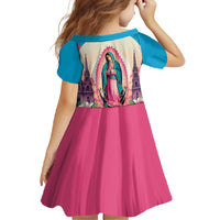 Our Lady of Guadalupe Family Matching Summer Maxi Dress and Hawaiian Shirt Virgin Mary of Mexico - Wonder Print Shop