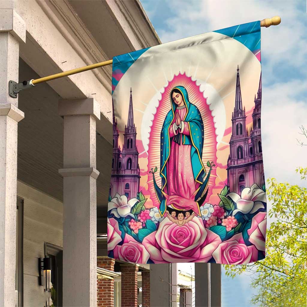Our Lady of Guadalupe Garden Flag Virgin Mary of Mexico - Wonder Print Shop