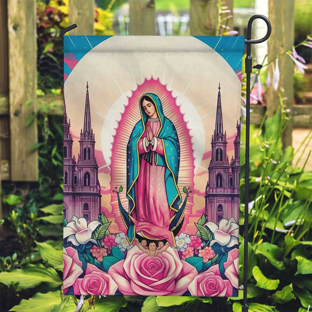 Our Lady of Guadalupe Garden Flag Virgin Mary of Mexico - Wonder Print Shop