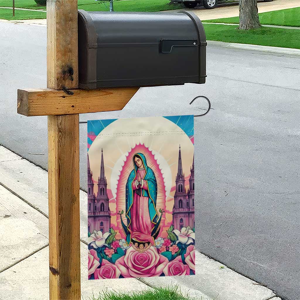 Our Lady of Guadalupe Garden Flag Virgin Mary of Mexico - Wonder Print Shop