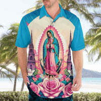 Our Lady of Guadalupe Hawaiian Shirt Virgin Mary of Mexico - Wonder Print Shop