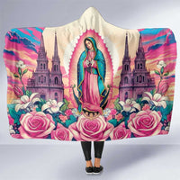 Our Lady of Guadalupe Hooded Blanket Virgin Mary of Mexico - Wonder Print Shop