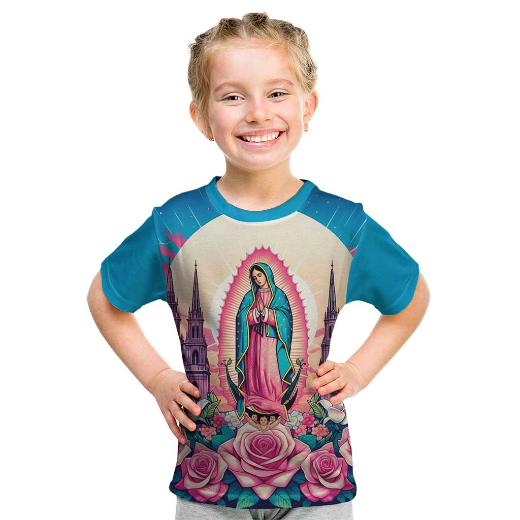 Our Lady of Guadalupe Kid T Shirt Virgin Mary of Mexico - Wonder Print Shop