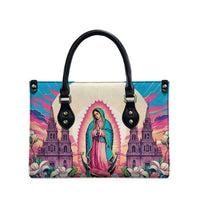 Our Lady of Guadalupe Leather Bag Virgin Mary of Mexico - Wonder Print Shop