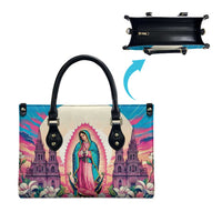 Our Lady of Guadalupe Leather Bag Virgin Mary of Mexico - Wonder Print Shop
