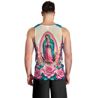 Our Lady of Guadalupe Men Tank Top Virgin Mary of Mexico - Wonder Print Shop