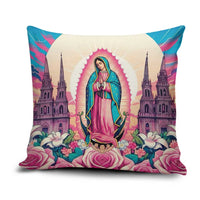 Our Lady of Guadalupe Pillow Cover Virgin Mary of Mexico - Wonder Print Shop