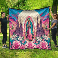 Our Lady of Guadalupe Quilt Virgin Mary of Mexico - Wonder Print Shop