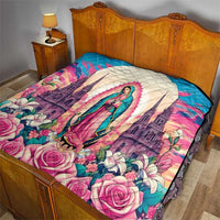Our Lady of Guadalupe Quilt Virgin Mary of Mexico - Wonder Print Shop