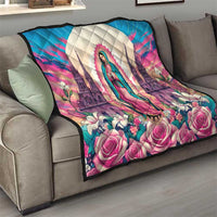 Our Lady of Guadalupe Quilt Virgin Mary of Mexico - Wonder Print Shop