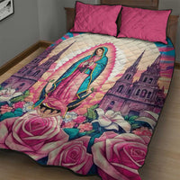 Our Lady of Guadalupe Quilt Bed Set Virgin Mary of Mexico - Wonder Print Shop