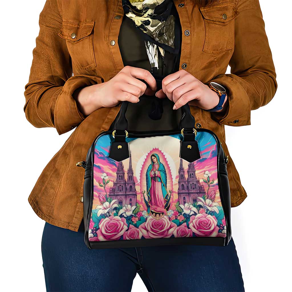 Our Lady of Guadalupe Shoulder Handbag Virgin Mary of Mexico - Wonder Print Shop