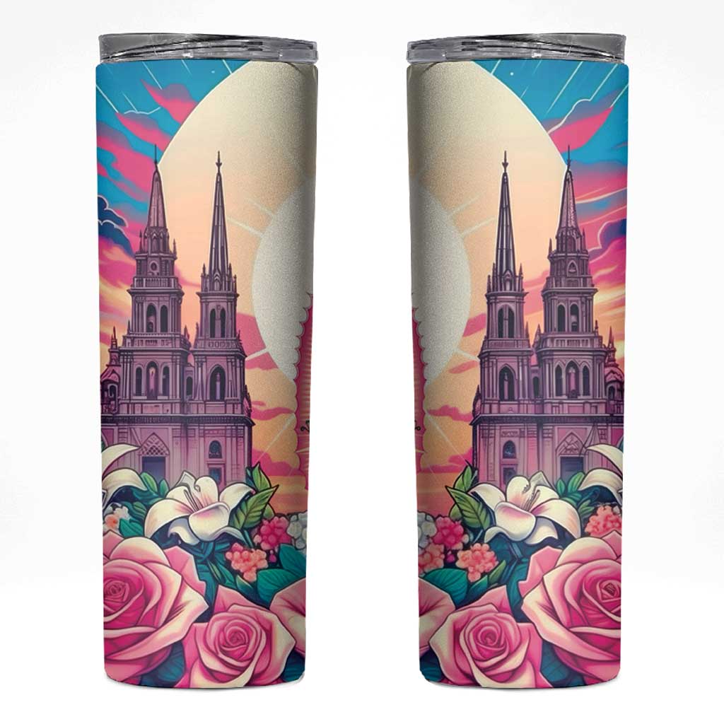 Our Lady of Guadalupe Skinny Tumbler Virgin Mary of Mexico - Wonder Print Shop
