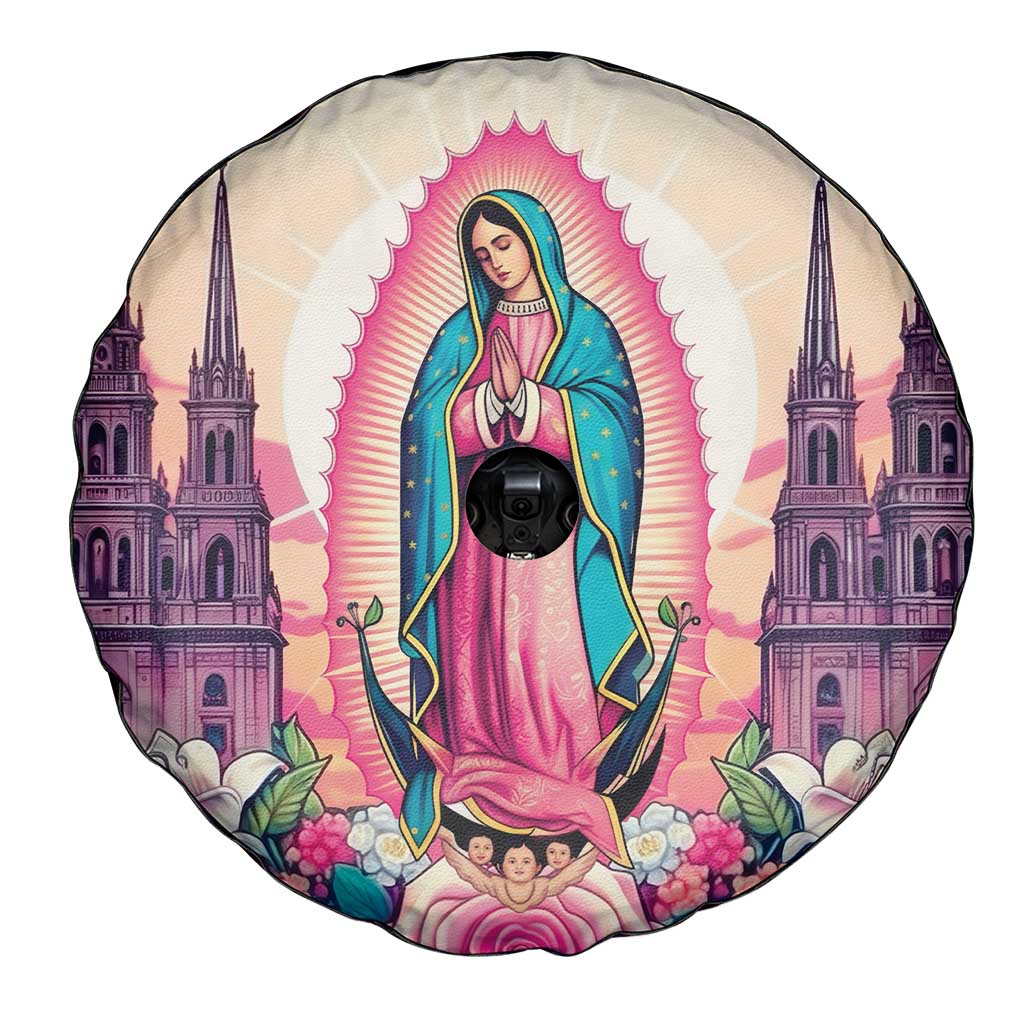 Our Lady of Guadalupe Spare Tire Cover Virgin Mary of Mexico - Wonder Print Shop