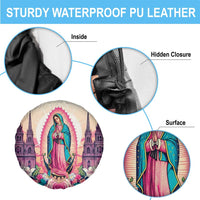 Our Lady of Guadalupe Spare Tire Cover Virgin Mary of Mexico - Wonder Print Shop