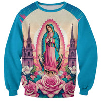 Our Lady of Guadalupe Sweatshirt Virgin Mary of Mexico - Wonder Print Shop