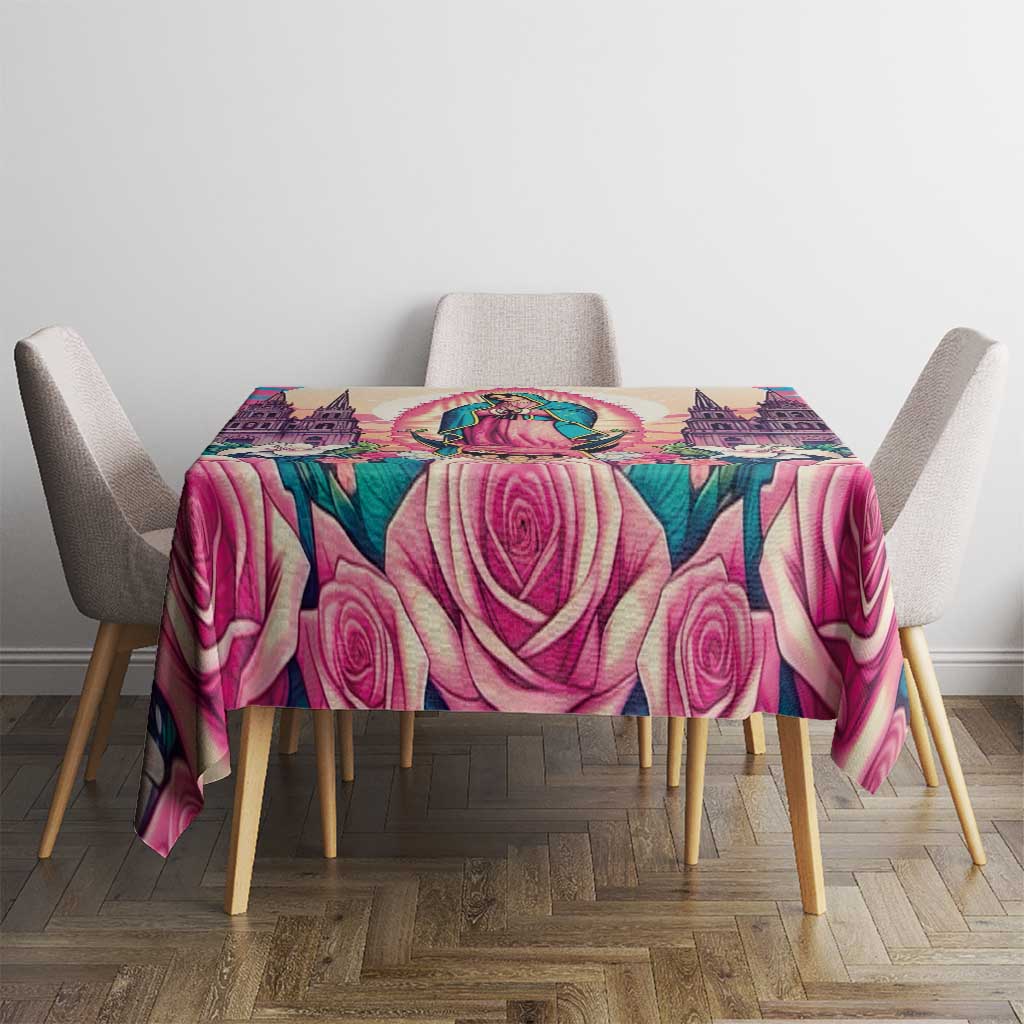 Our Lady of Guadalupe Tablecloth Virgin Mary of Mexico - Wonder Print Shop