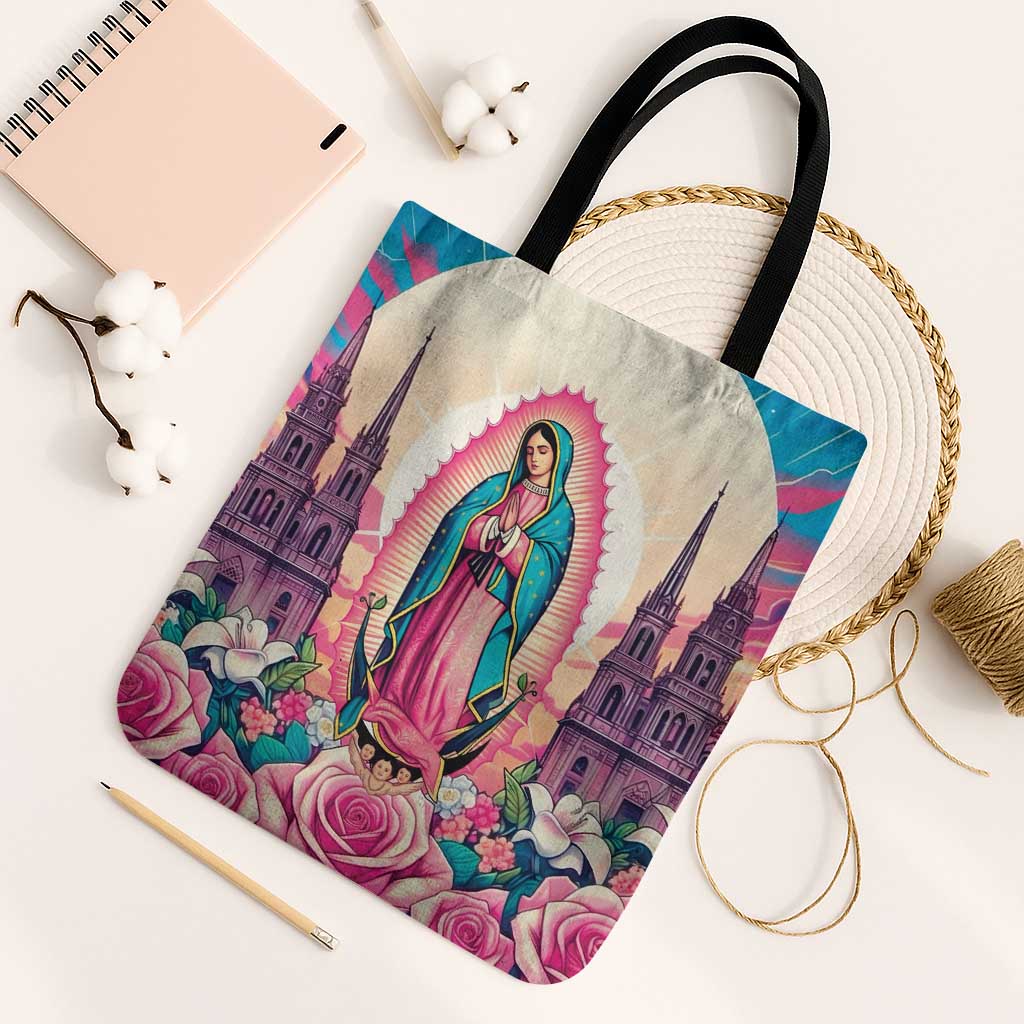 Our Lady of Guadalupe Tote Bag Virgin Mary of Mexico - Wonder Print Shop