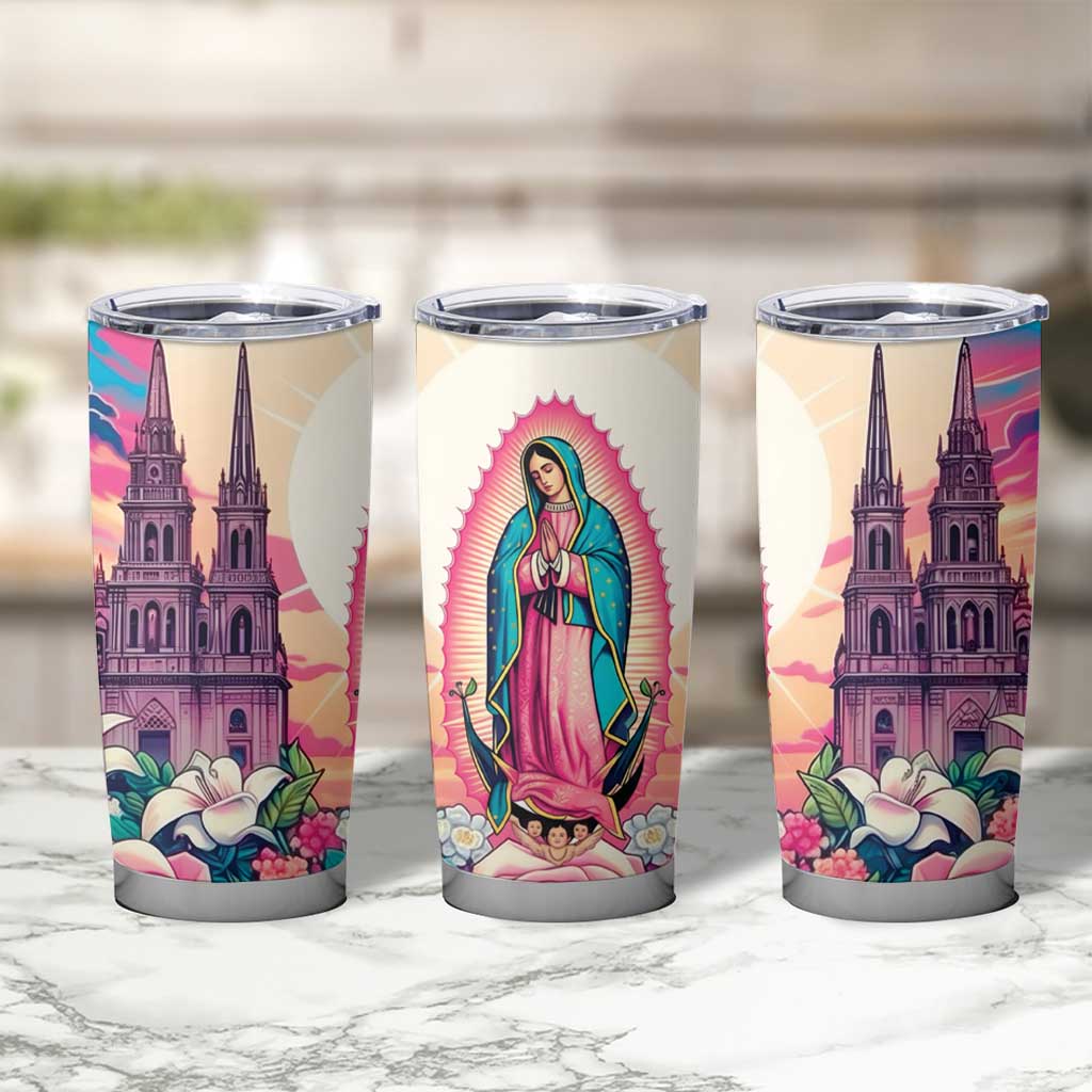 Our Lady of Guadalupe Tumbler Cup Virgin Mary of Mexico - Wonder Print Shop
