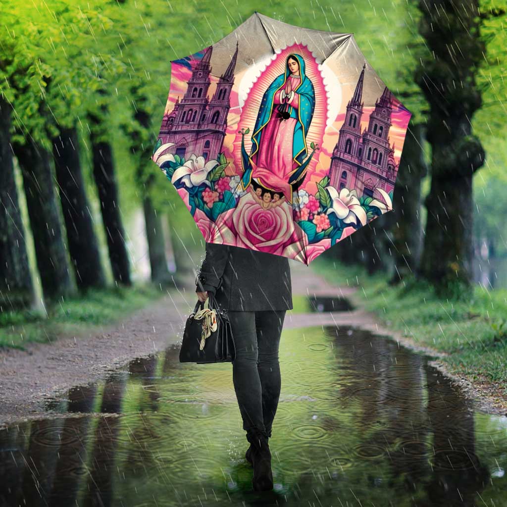 Our Lady of Guadalupe Umbrella Virgin Mary of Mexico - Wonder Print Shop
