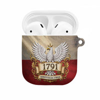 Poland Constitution Day 1791 AirPods Case Polska Konstytucja 3 Maja Pride White Eagle