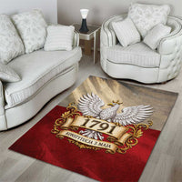 Poland Constitution Day 1791 Area Rug Polska Konstytucja 3 Maja Pride White Eagle