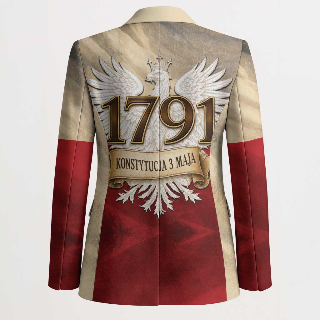 Poland Constitution Day 1791 Blazer Polska Konstytucja 3 Maja Pride White Eagle