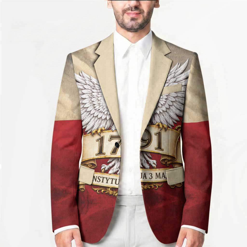 Poland Constitution Day 1791 Blazer Polska Konstytucja 3 Maja Pride White Eagle