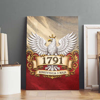 Poland Constitution Day 1791 Canvas Wall Art Polska Konstytucja 3 Maja Pride White Eagle