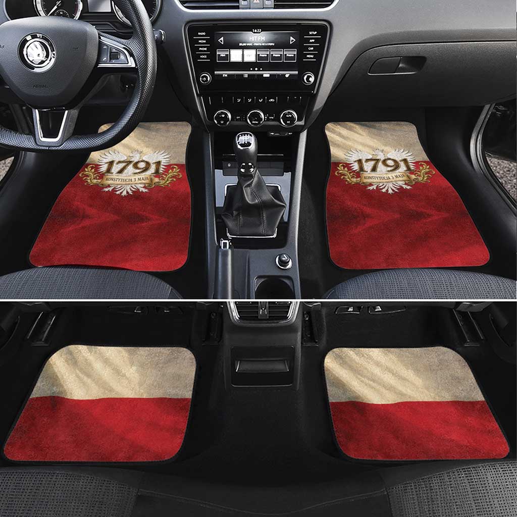 Poland Constitution Day 1791 Car Mats Polska Konstytucja 3 Maja Pride White Eagle