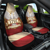 Poland Constitution Day 1791 Car Seat Cover Polska Konstytucja 3 Maja Pride White Eagle
