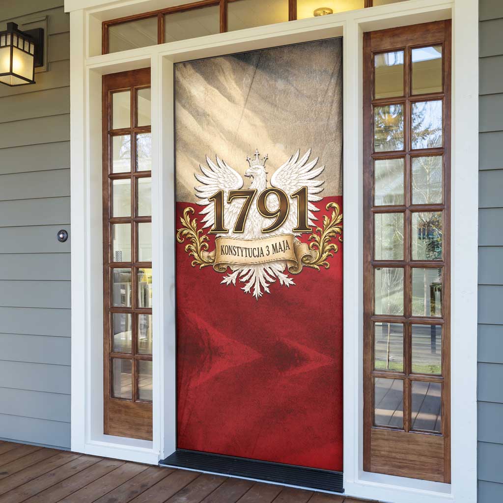 Poland Constitution Day 1791 Door Cover Polska Konstytucja 3 Maja Pride White Eagle