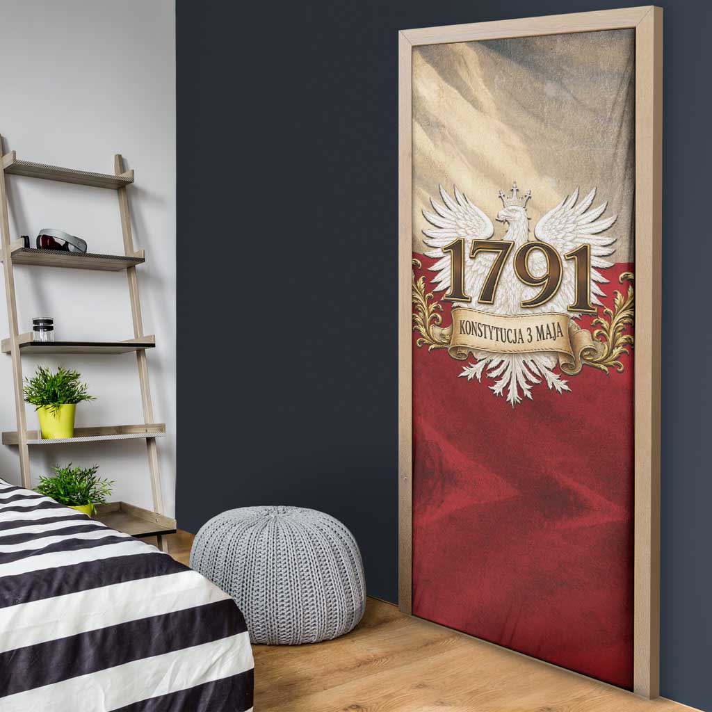 Poland Constitution Day 1791 Door Cover Polska Konstytucja 3 Maja Pride White Eagle