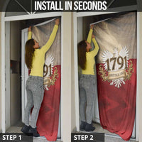 Poland Constitution Day 1791 Door Cover Polska Konstytucja 3 Maja Pride White Eagle