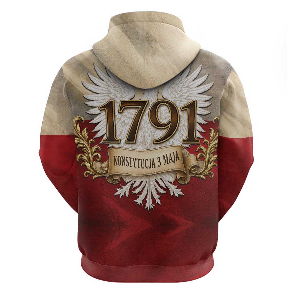 Poland Constitution Day 1791 Hoodie Polska Konstytucja 3 Maja Pride White Eagle
