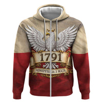 Poland Constitution Day 1791 Hoodie Polska Konstytucja 3 Maja Pride White Eagle
