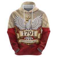 Poland Constitution Day 1791 Hoodie Polska Konstytucja 3 Maja Pride White Eagle