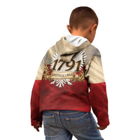 Poland Constitution Day 1791 Kid Hoodie Polska Konstytucja 3 Maja Pride White Eagle