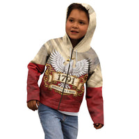 Poland Constitution Day 1791 Kid Hoodie Polska Konstytucja 3 Maja Pride White Eagle